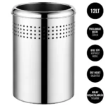 EIM TCHP1C Otel Tipi Paslanmaz Çelik Çöp Kovası 12LT W6TEPTTCEH1P Hotel Type Stainless Steel Trash Can #ıslakhacim #çöpkovası @kircaco