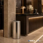 EIM TCHT5C Otel Tipi Paslanmaz Çelik Çöp Kovası 5LT W6TEPTTCEH5C Hotel Type Stainless Steel Trash Can #ıslakhacim #çöpkovası @kircaco
