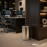 EIM TCHT5C Otel Tipi Paslanmaz Çelik Çöp Kovası 5LT W6TEPTTCEH5C Hotel Type Stainless Steel Trash Can #ıslakhacim #çöpkovası @kircaco