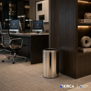 EIM TCHT5C Otel Tipi Paslanmaz Çelik Çöp Kovası 5LT W6TEPTTCEH5C Hotel Type Stainless Steel Trash Can #ıslakhacim #çöpkovası @kircaco