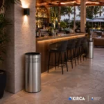 EIM TCOP3C Otel Tipi Paslanmaz Çelik Açık Çöp Kovası 3LT W6TEPTTCEO3P Hotel Type Stainless Steel Open Trash Can #ıslakhacim #çöpkovası @kircaco