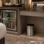 EIM TCOP3C Otel Tipi Paslanmaz Çelik Açık Çöp Kovası 3LT W6TEPTTCEO3P Hotel Type Stainless Steel Open Trash Can #ıslakhacim #çöpkovası @kircaco