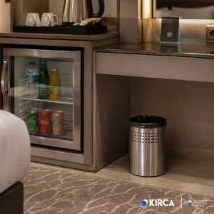 EIM TCOP3C Otel Tipi Paslanmaz Çelik Açık Çöp Kovası 3LT W6TEPTTCEO3P Hotel Type Stainless Steel Open Trash Can #ıslakhacim #çöpkovası @kircaco