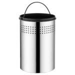 EIM TCOP5C Otel Tipi Paslanmaz Çelik Açık Çöp Kovası 5LT W6TEPTTCEO5P Hotel Type Stainless Steel Open Trash Can #ıslakhacim #çöpkovası @kircaco