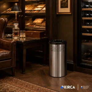 EIM TCOP5C Otel Tipi Paslanmaz Çelik Açık Çöp Kovası 5LT W6TEPTTCEO5P Hotel Type Stainless Steel Open Trash Can #ıslakhacim #çöpkovası @kircaco