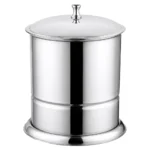 EIM TCSC5C Kapaklı Paslanmaz Çelik Krom Çöp Kovası 5LT W6TEPTTCES5K Lidded Stainless Steel Chrome Trash Can #ıslakhacim #çöpkovası @kircaco