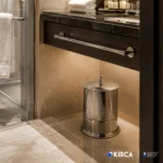 EIM TCSC5C Kapaklı Paslanmaz Çelik Krom Çöp Kovası 5LT W6TEPTTCES5K Lidded Stainless Steel Chrome Trash Can #ıslakhacim #çöpkovası @kircaco