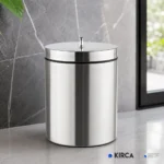 EIM TCSL1C Kapaklı Paslanmaz Çelik Çöp Kovası 12LT W6TEPTTCES1L Lidded Stainless Steel Trash Can #ıslakhacim #çöpkovası @kircaco