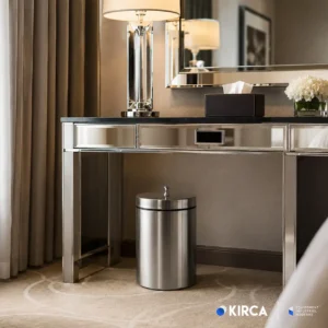 EIM TCSL5C Kapaklı Paslanmaz Çelik Çöp Kovası 5LT W6TEPTTCES5L Lidded Stainless Steel Trash Can #ıslakhacim #çöpkovası @kircaco