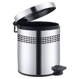 EIM TCSP3C Kapaklı Pedallı Paslanmaz Çelik Çöp Kovası 3LT W6TEPTTCES3P Lidded Pedal Stainless Steel Trash Can #ıslakhacim #çöpkovası @kircaco