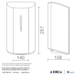 Xinda ZYQ110-2 Sensörlü Pilli Sıvı Sabun Dispenser W6TEPCLDXA6P Automatic Liquid Soap Dispenser #islakhacim @kircaco