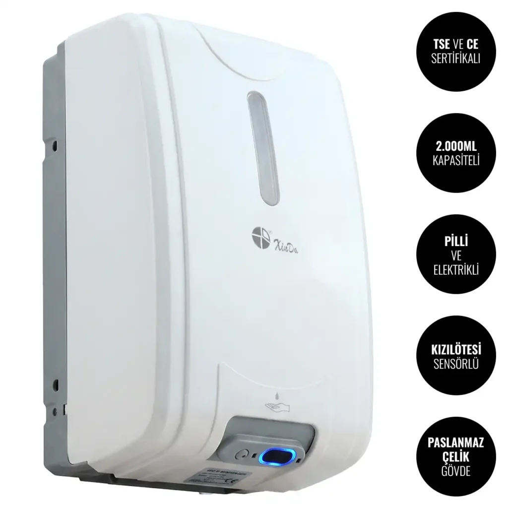 Xinda ZYQ210 Sensörlü Sıvı Sabun Dispenser W6TEPCLDXA5C Automatic Liquid Soap Dispenser #islakhacim @kircaco