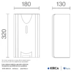 Xinda ZYQ210 Sensörlü Sıvı Sabun Dispenser W6TEPCLDXA5C Automatic Liquid Soap Dispenser #islakhacim @kircaco