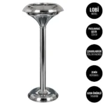 EIM ABLA1C Paslanmaz Çelik Lobi Küllük W6CEPTEABL1C Stainless Steel Ashtray Bin