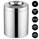 EIM TCFP7C Paslanmaz Çelik Yanmaz Çöp Kovası 7LT W6TEPTTCEO7P Fireproof Stainless Steel Trash Can #ıslakhacim #çöpkovası @kircaco