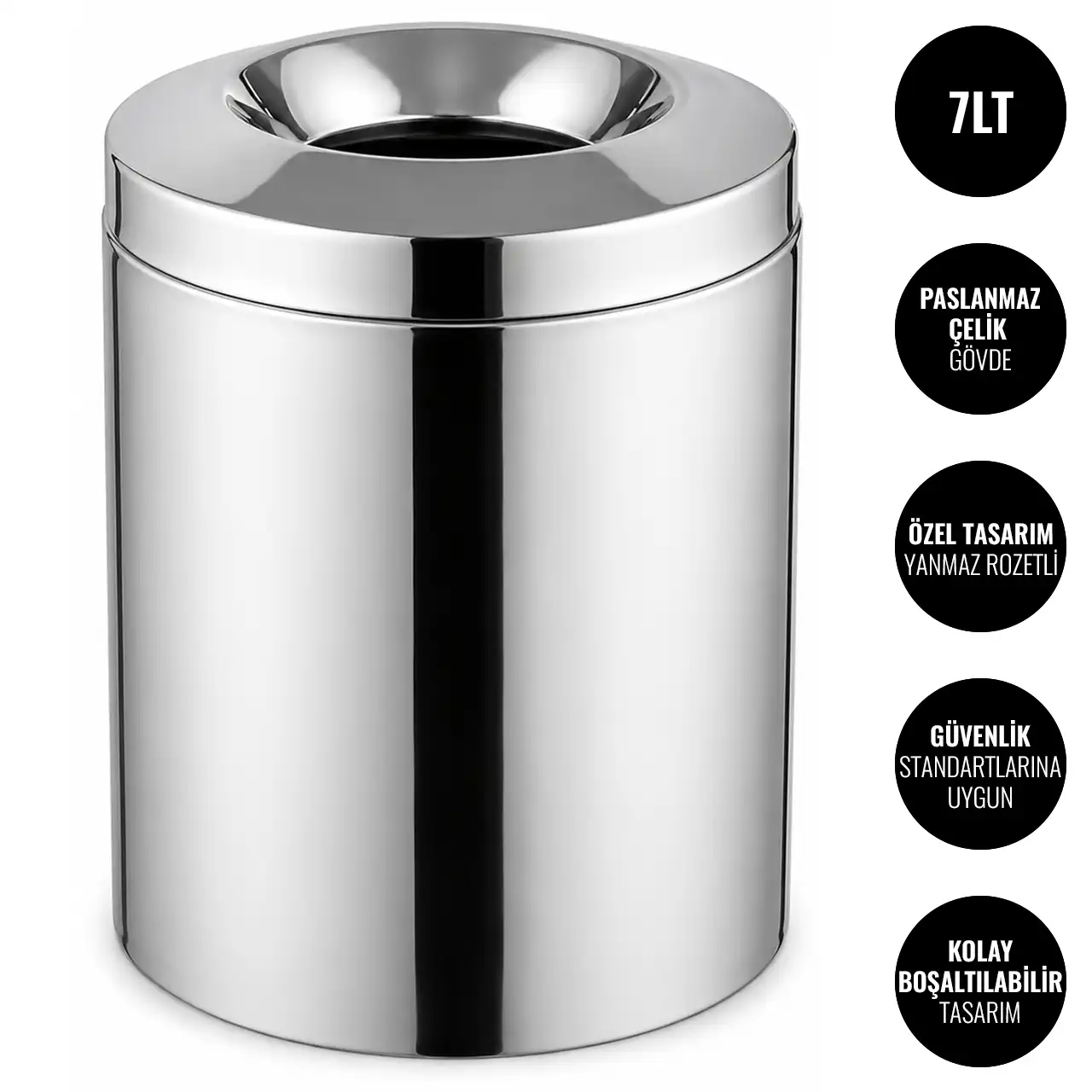 EIM TCFP7C Paslanmaz Çelik Yanmaz Çöp Kovası 7LT W6TEPTTCEO7P Fireproof Stainless Steel Trash Can #ıslakhacim #çöpkovası @kircaco EIM TCFP7C Paslanmaz Çelik Yanmaz Çöp Kovası 7LT W6TEPTTCEO7P Fireproof Stainless Steel Trash Can #ıslakhacim #çöpkovası @kircaco