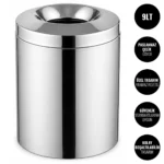 EIM TCFP9C Paslanmaz Çelik Yanmaz Çöp Kovası 9LT W6TEPTTCEO9P Fireproof Stainless Steel Trash Can #ıslakhacim #çöpkovası @kircaco
