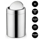 EIM TCRL7C Döner Kapaklı Paslanmaz Çelik Yanmaz Çöp Kovası 7LT W6TEPTTCER7C Rotate Lid Stainless Steel Trash Can #ıslakhacim #çöpkovası @kircaco