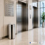 EIM TCRL7C Döner Kapaklı Paslanmaz Çelik Yanmaz Çöp Kovası 7LT W6TEPTTCER7C Rotate Lid Stainless Steel Trash Can #ıslakhacim #çöpkovası @kircaco