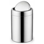 EIM TCRL9C Döner Kapaklı Paslanmaz Çelik Yanmaz Çöp Kovası 9LT W6TEPTTCER9C Rotate Lid Stainless Steel Trash Can #ıslakhacim #çöpkovası @kircaco