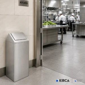 EIM TCST1C Sallanır Kapaklı Paslanmaz Çelik Çöp Kovası 11LT W6TEPTTCET1C Swing Top Stainless Steel Trash Can #ıslakhacim #çöpkovası @kircaco
