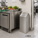 EIM TCST2C Sallanır Kapaklı Paslanmaz Çelik Çöp Kovası 16LT W6TEPTTCET2C Swing Top Stainless Steel Trash Can #ıslakhacim #çöpkovası @kircaco