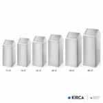 EIM TCST2C Sallanır Kapaklı Paslanmaz Çelik Çöp Kovası 16LT W6TEPTTCET2C Swing Top Stainless Steel Trash Can #ıslakhacim #çöpkovası @kircaco