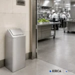 EIM TCST3C Sallanır Kapaklı Paslanmaz Çelik Çöp Kovası 25LT W6TEPTTCET3C Swing Top Stainless Steel Trash Can #ıslakhacim #çöpkovası @kircaco