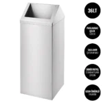 EIM TCST4C Sallanır Kapaklı Paslanmaz Çelik Çöp Kovası 36LT W6TEPTTCET4C Swing Top Stainless Steel Trash Can #ıslakhacim #çöpkovası @kircaco