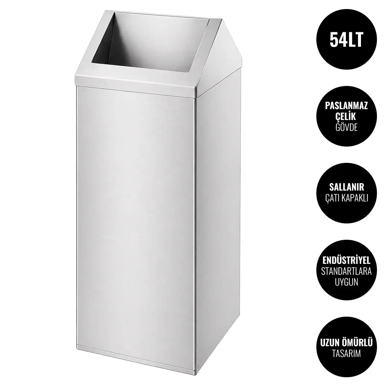 EIM TCST5C Sallanır Kapaklı Paslanmaz Çelik Çöp Kovası 54LT W6TEPTTCET5C Swing Top Stainless Steel Trash Can #ıslakhacim #çöpkovası @kircaco EIM TCST5C Sallanır Kapaklı Paslanmaz Çelik Çöp Kovası 54LT W6TEPTTCET5C Swing Top Stainless Steel Trash Can #ıslakhacim #çöpkovası @kircaco