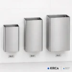 EIM TCWM3C Duvara Monte Paslanmaz Çelik Açık Çöp Kovası 25LT W6TEPTTCEW3C Wall Mounted Stainless Steel Open Trash Can #ıslakhacim #çöpkovası @kircaco