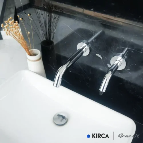 Genesit GS201 Duvar Tipi Fotoselli LAvabo Bataryası W6TEPCSFXFC1 Wall Type Fotocell Sink Faucet #islakhacim #batarya @kircaco