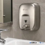 Xinda ZYQ180 Paslanmaz Çelik Butonlu Sıvı Sabun Dispenseri W6TEPCLDXM2C Stainless Steel Manuel Button Liquid Soap Dispenser #islakhacim @kircaco